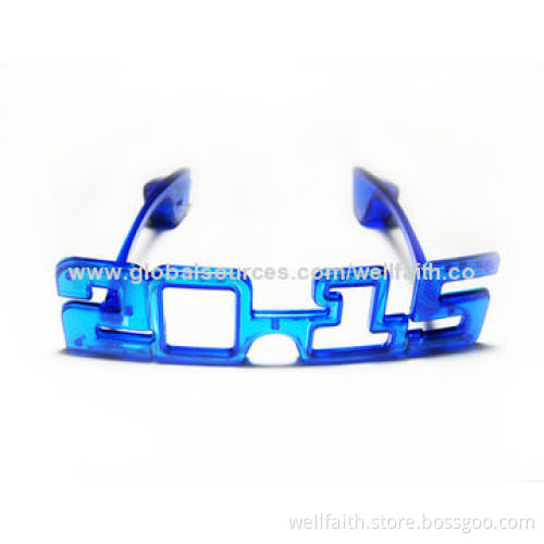 2015 Shaped Party LED Sunglasses for New Year Party with CE, RoHS MarksNew